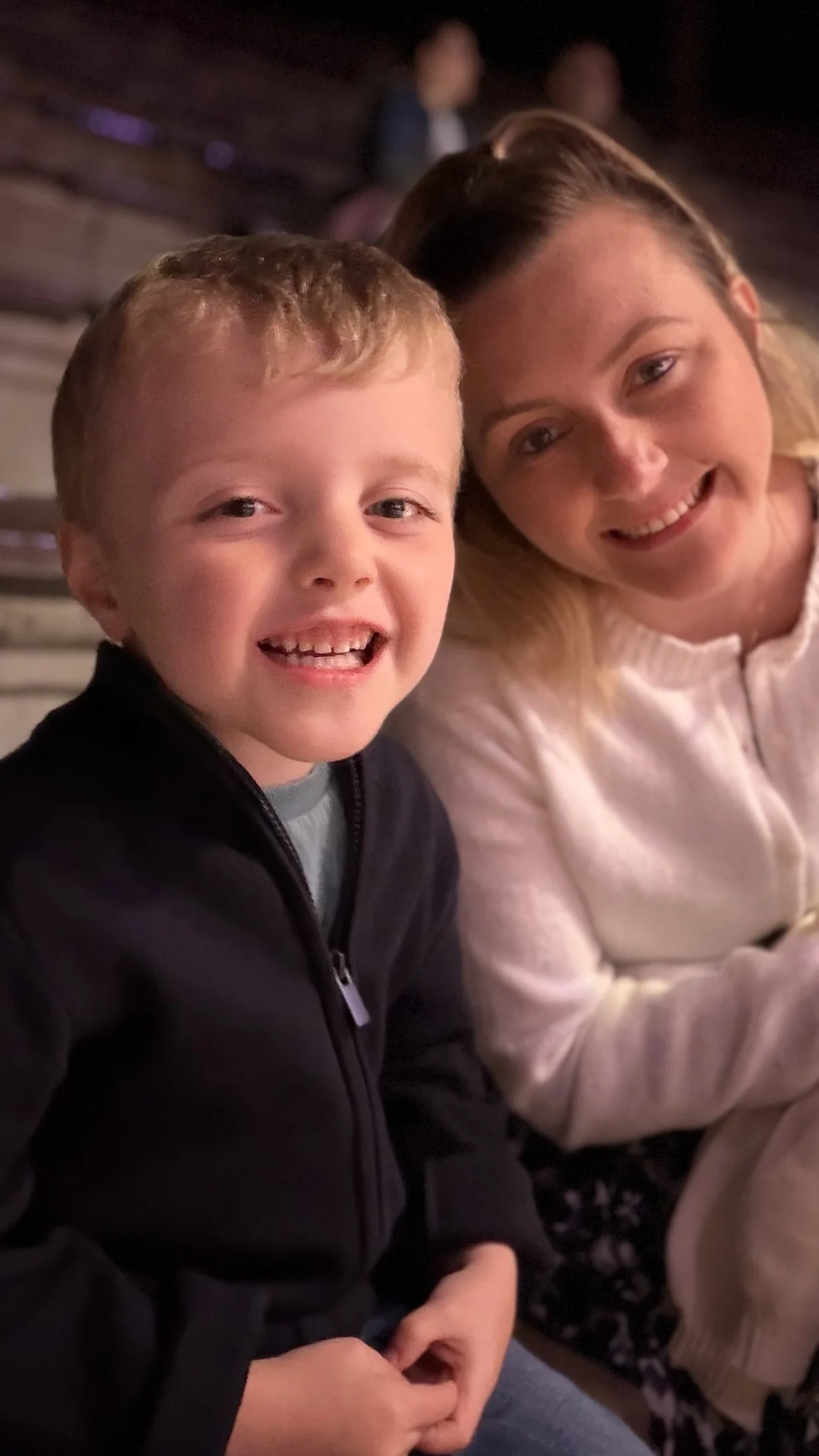 Harry with Mum